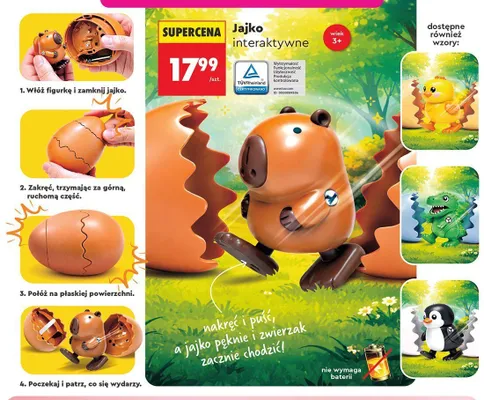 Jajko interaktywne promocja w Biedronka