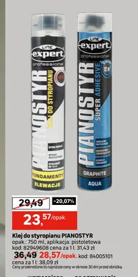 Klej do styropianu Pianostyr Super Adhesive Line Expert promocja w Leroy Merlin