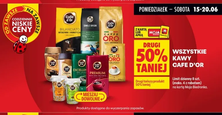Kawa Single Origin Brasil Cafe d'Or promocja w Biedronka