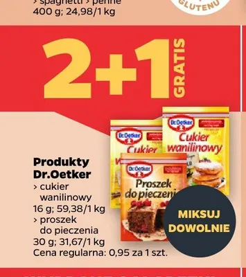 Proszek do pieczenia Dr.Oetker promocja w Netto