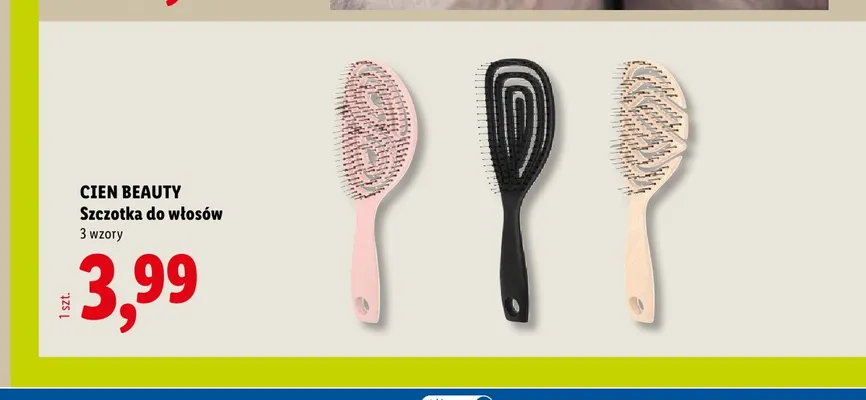 Szczotka do włosów Cien Beauty promocja w Lidl