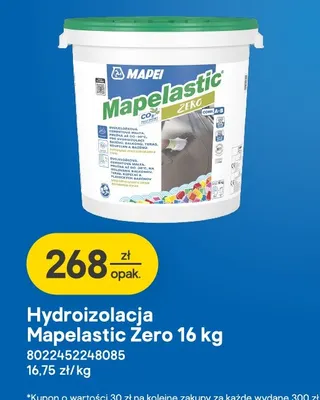 Hydroizolacja Mapelastic Zero Mapei promocja w Castorama