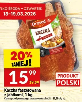 Kaczka faszerowana z jabłkami promocja w Twój Market