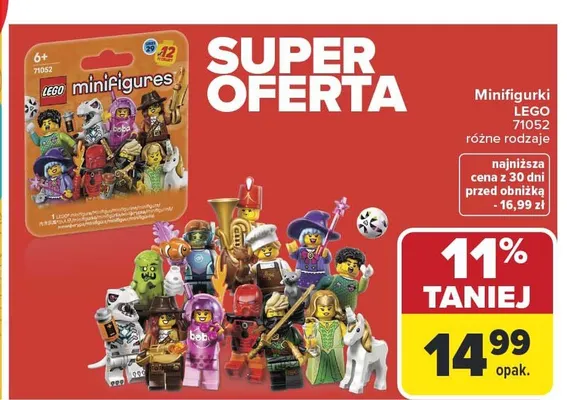 Minifigurki LEGO 71052 promocja w Carrefour
