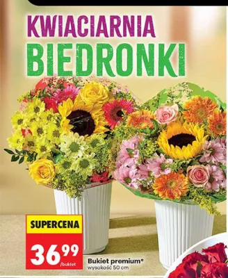 Bukiet premium promocja w Biedronka