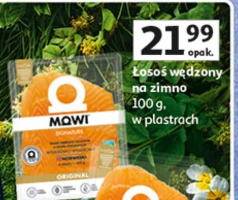 Łosoś wędzony na zimno promocja w Auchan
