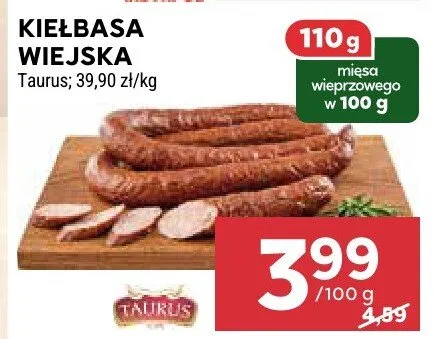 Kiełbasa wiejska promocja w Stokrotka