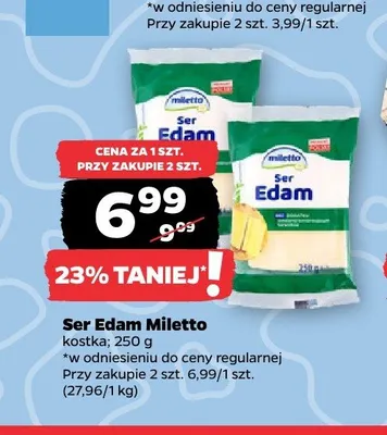 Ser Edam Miletto promocja w Netto