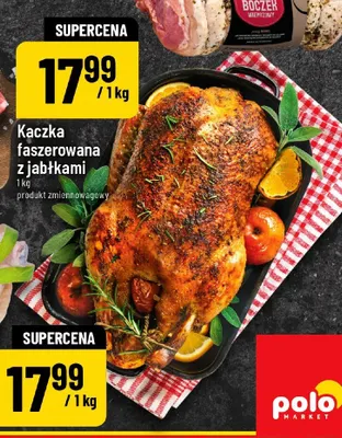 Kaczka faszerowana z jabłkami promocja w POLOmarket