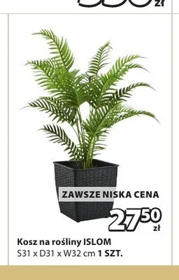 Kosz na rośliny ISLOM promocja w Jysk