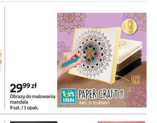 Obrazy do malowania mandala Toys Inn promocja w Empik