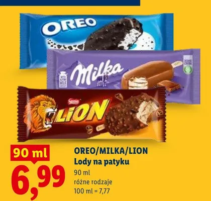 Lody na patyku Lion promocja w Lidl