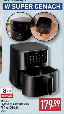 Frytownica beztłuszczowa Airfryer XXL 7,2L promocja w Aldi