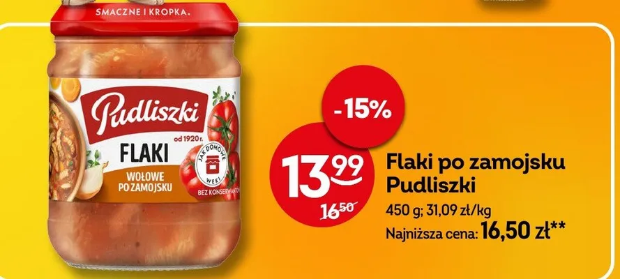 Flaki po zamojsku wołowe po zamojsku promocja w Żabka