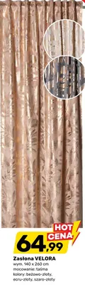 Zasłona Velora taśma promocja w Bricomarche