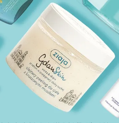 Olejowy peeling do ciała z kruszonymi muszlami Ziaja GdanSkin promocja w Hebe