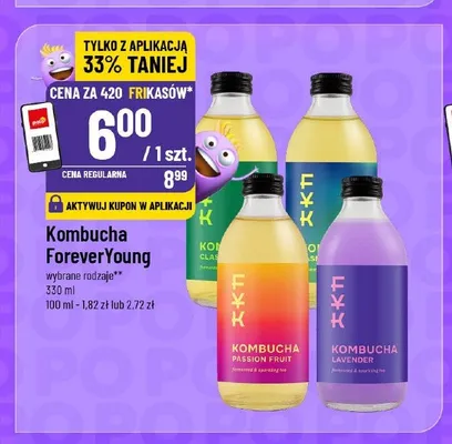 Kombucha ForeverYoung Passion Fruit promocja w POLOmarket
