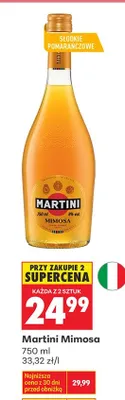 Martini Wermut Mimosa promocja w Biedronka