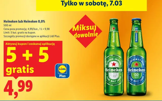 Piwo 0,0% promocja w Lidl