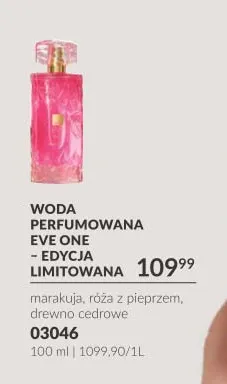 Woda perfumowana Eve One edycja limitowana Avon promocja w AVON