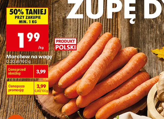 Marchew promocja w Biedronka