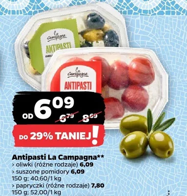 Antipasti papryczki La Campagna promocja w Netto