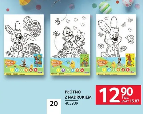 Płótno z nadrukiem promocja w Selgros