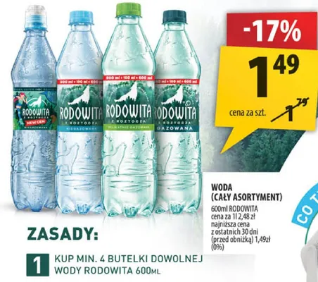 Woda Rodowita promocja w Arhelan