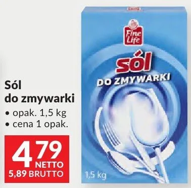 Sól do zmywarki Fine Life promocja w Makro