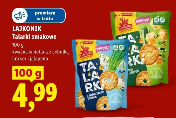 Talarki smakowe Lajkonik ser i jalapeño promocja w Lidl