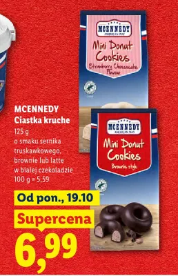Ciastka kruche brownie McEnnedy promocja w Lidl