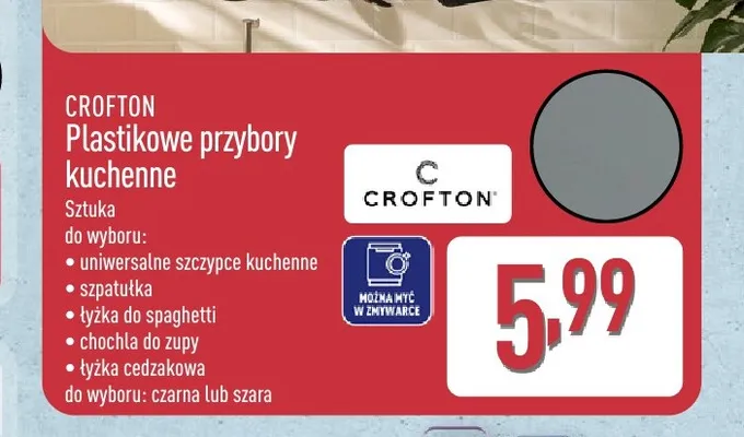 Plastikowa łyżka do spaghetti Crofton promocja w Aldi
