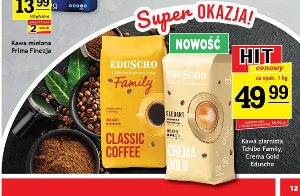 Kawa ziarnista Family Classic Coffee Eduscho promocja w Gram Market