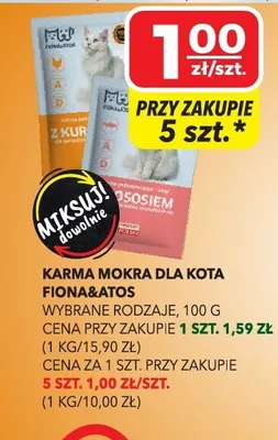 Karma mokra dla kota wybrane rodzaje promocja w Top Market