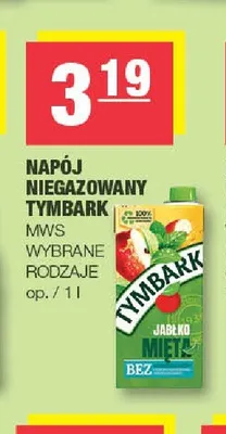 Napój niegazowany Tymbark jabłko-mięta promocja w SPAR