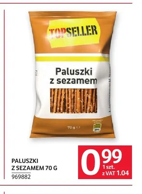 Paluszki z sezamem Topseller promocja w Selgros