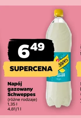 Napój gazowany Schweppes Bitter Lemon promocja w Netto