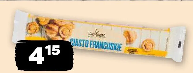 Ciasto francuskie promocja w Netto