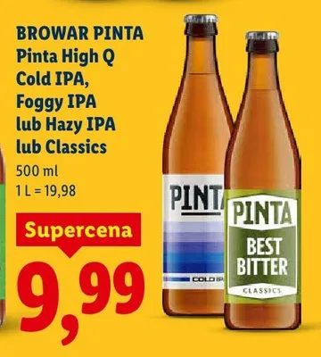 Piwo Foggy IPA  promocja w Lidl
