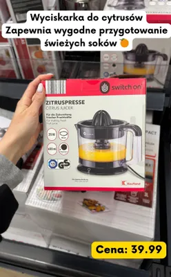 Wyciskarka do cytrusów promocja w Kaufland