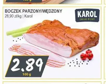 Boczek wędzony Karol promocja w Słoneczko