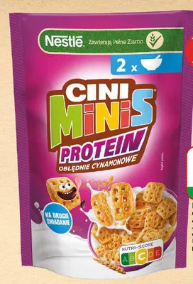 Płatki proteinowe Nestlé Cini Minis promocja w Dino