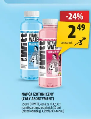 Napój izotoniczny DrWitt promocja w Arhelan