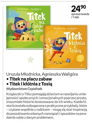 Książka Titek Urszula Młodnicka, Agnieszka Waligóra promocja w Empik
