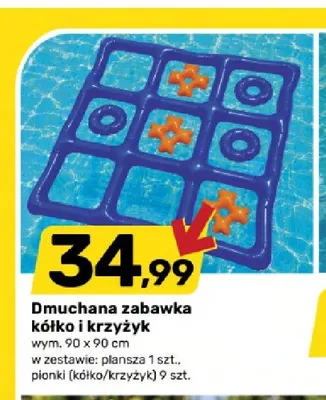 Dmuchana zabawka kółko i krzyżyk promocja w Bricomarche