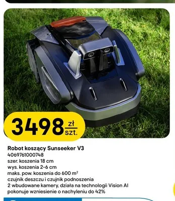 Robot koszący Sunseeker V3 promocja w Castorama