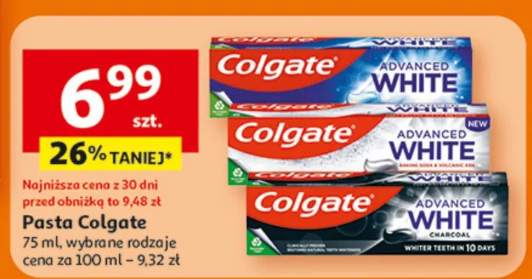 Pasta do zębów Colgate promocja w Auchan