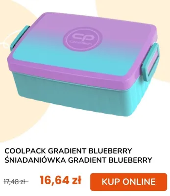 Śniadaniówka CoolPack Gradient Blueberry promocja w taniaksiazka.pl