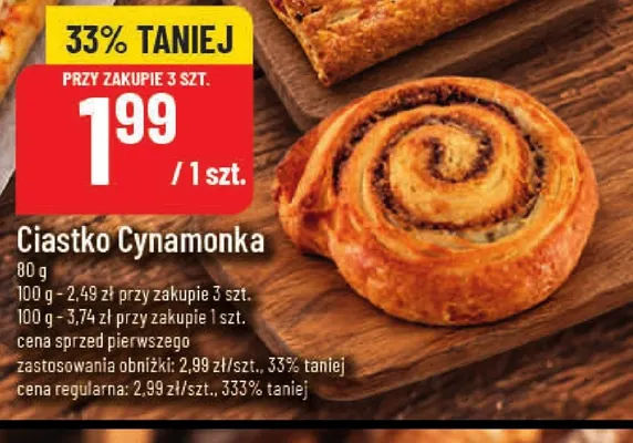 Ciastko Cynamonka promocja w POLOmarket