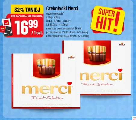 Czekoladki Merci promocja w POLOmarket
